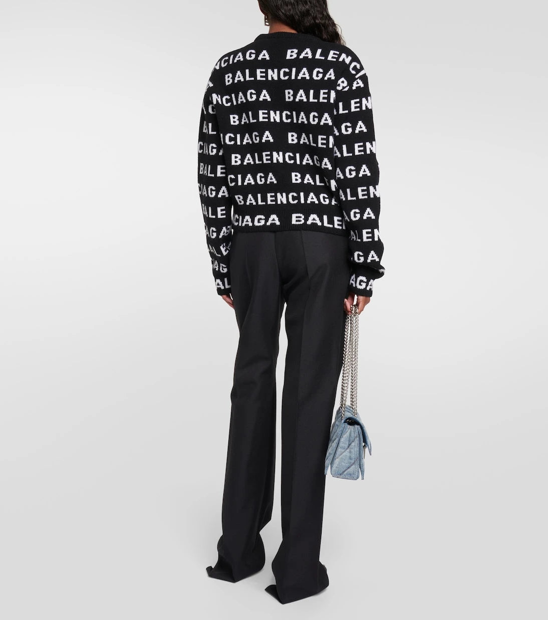 Balenciaga - Logo wool sweater