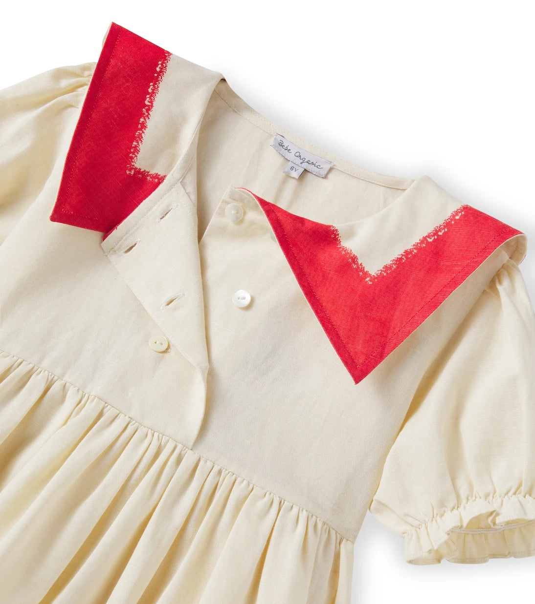 Bebe Organic - Pearl printed cotton and linen dress