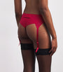 Fantasie Red Portia Suspender Belt
