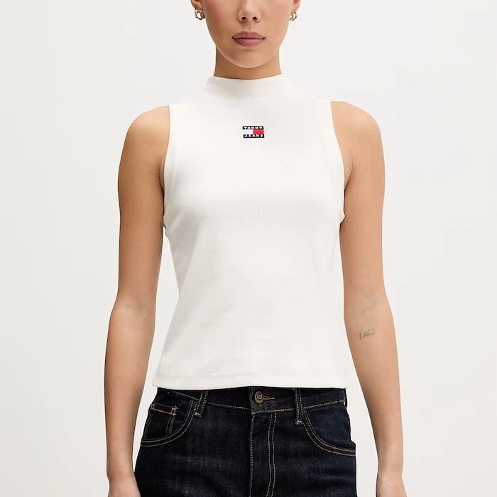 Tommy Jeans топ дамски от памук с еластан