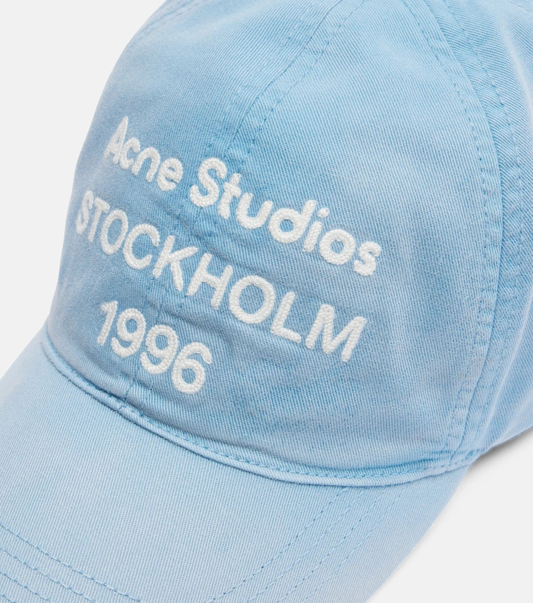 Acne Studios - Logo cotton twill baseball cap