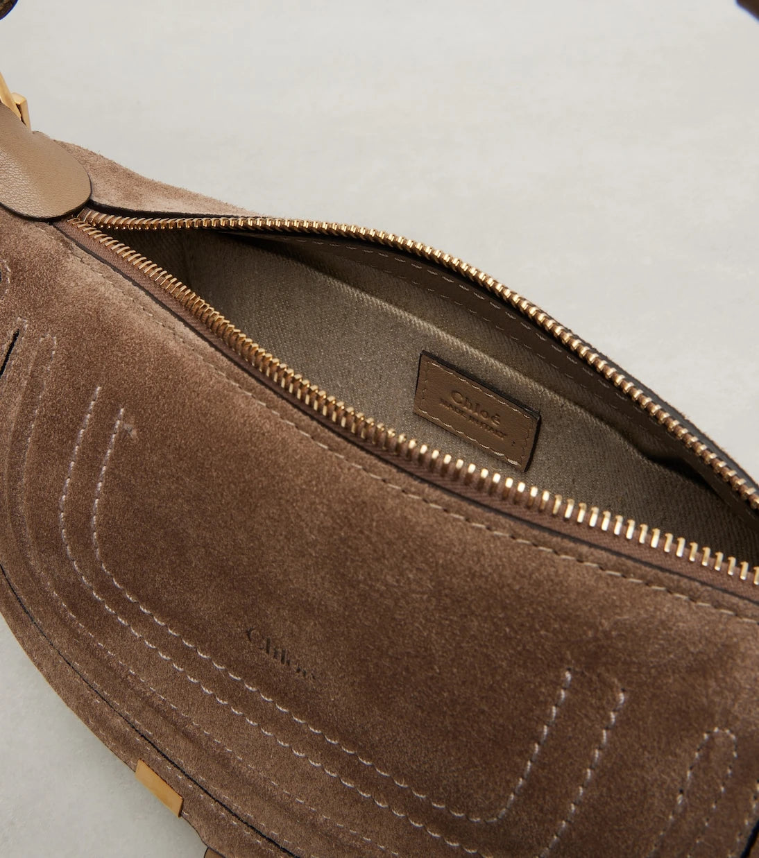 Chloé - Marcie Mini suede shoulder bag