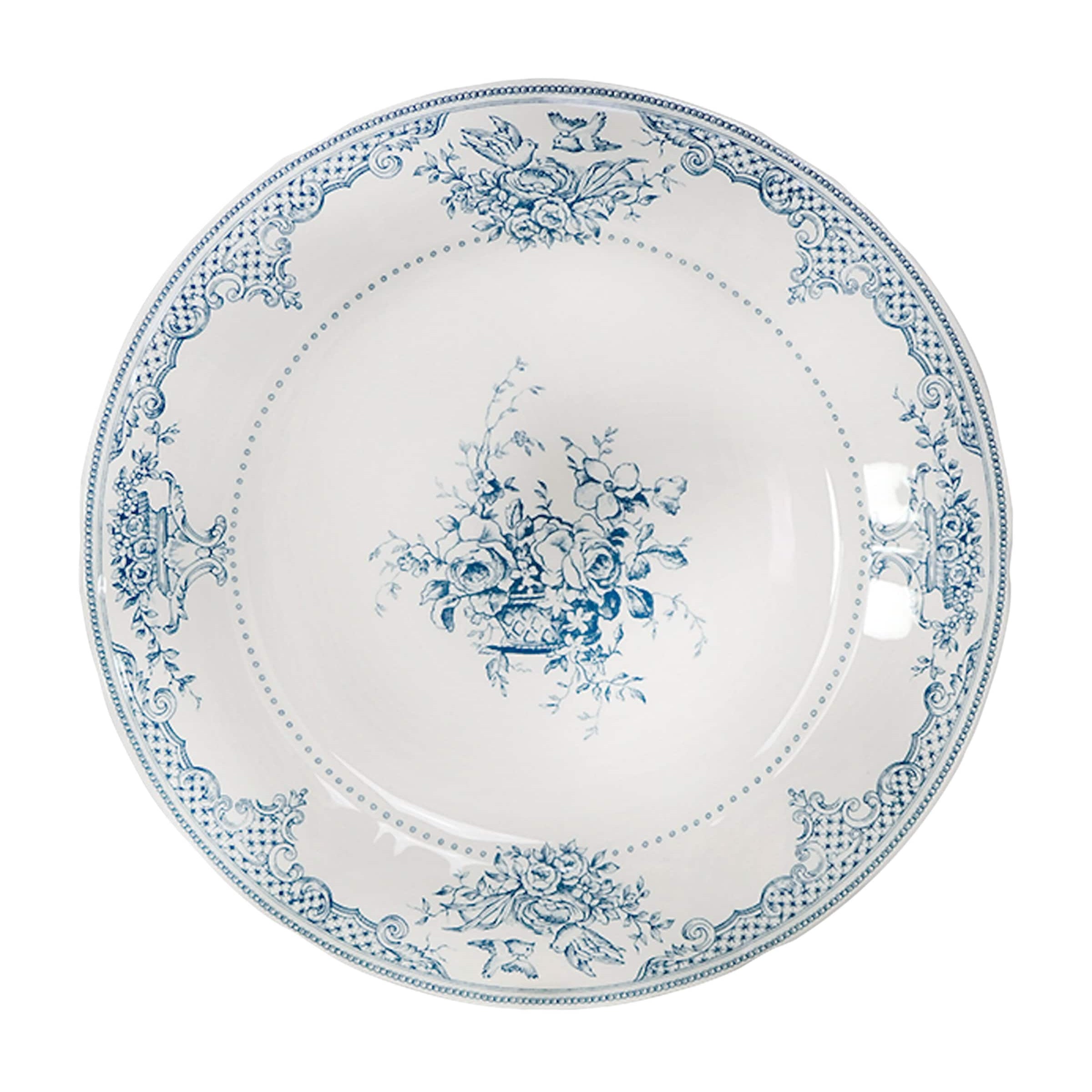 Set of 6 Ceramic Dépareillé Dinner Plates (27cm)
