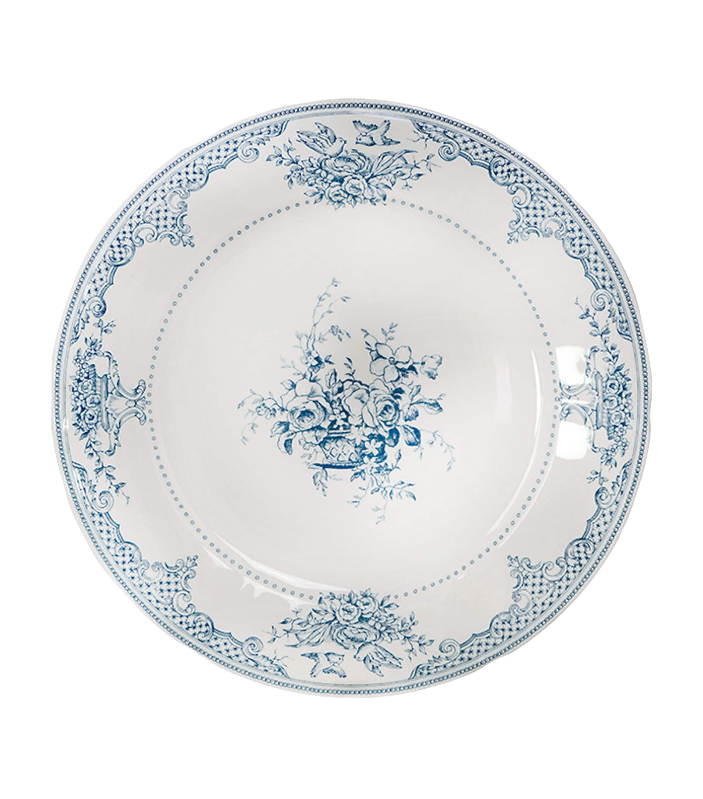 Set of 6 Ceramic Dépareillé Dinner Plates (27cm)