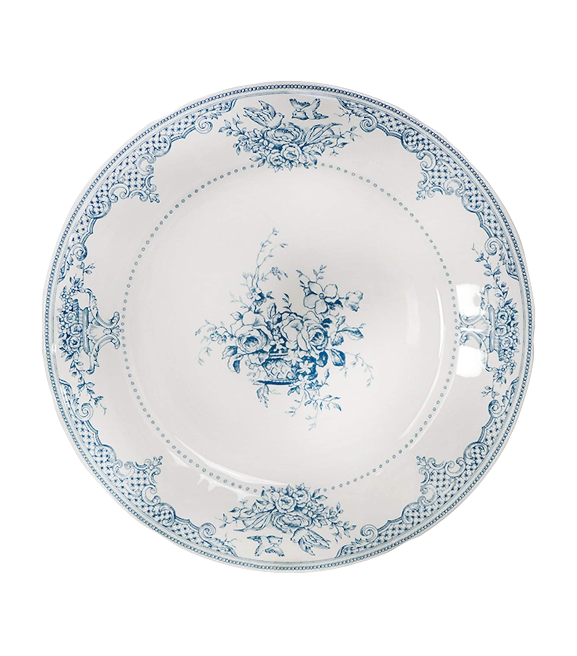 Set of 6 Ceramic Dépareillé Dinner Plates (27cm)