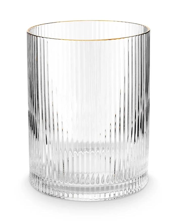 vtwonen Gold Rim 340 ml Kase