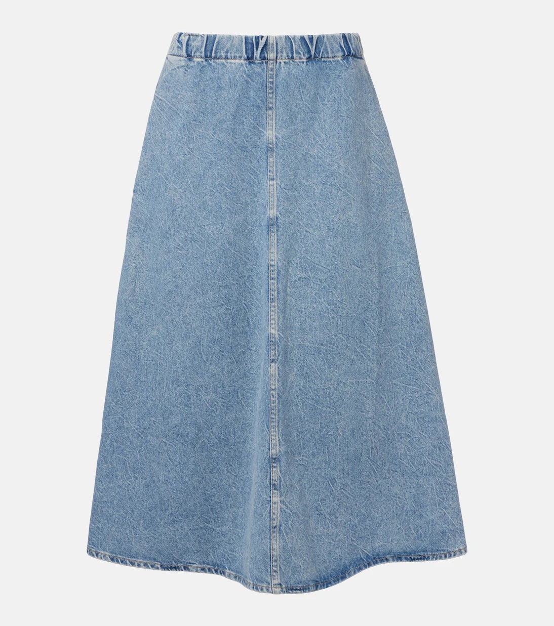 Agolde - x Maria McManus denim midi skirt