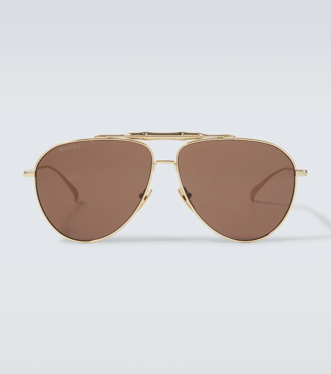 Gucci - Bamboo aviator sunglasses