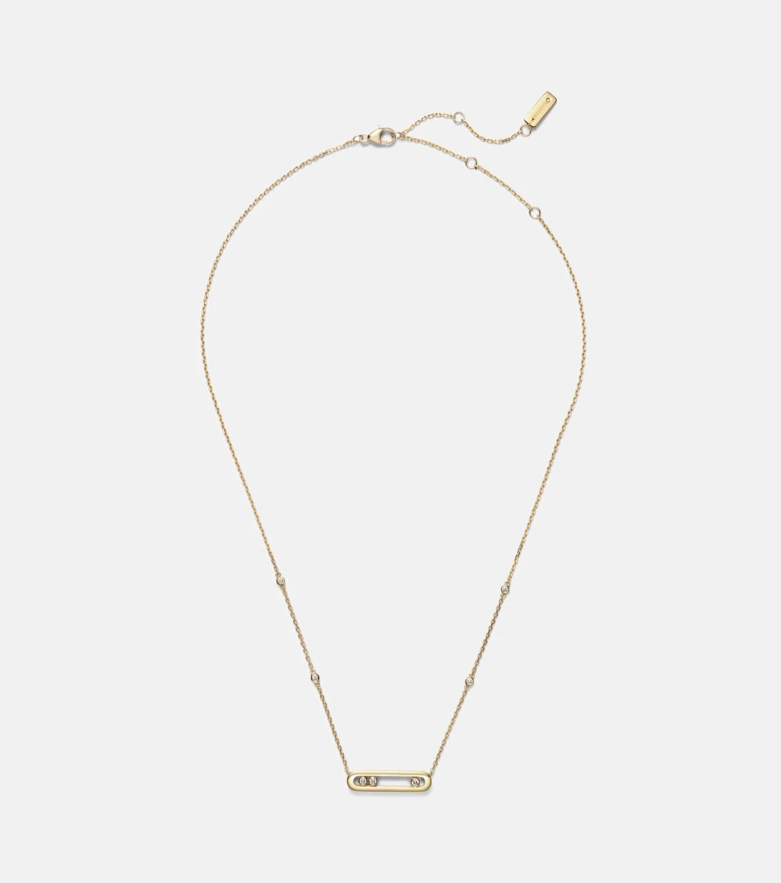 Messika - Baby Move 18kt gold necklace with diamonds