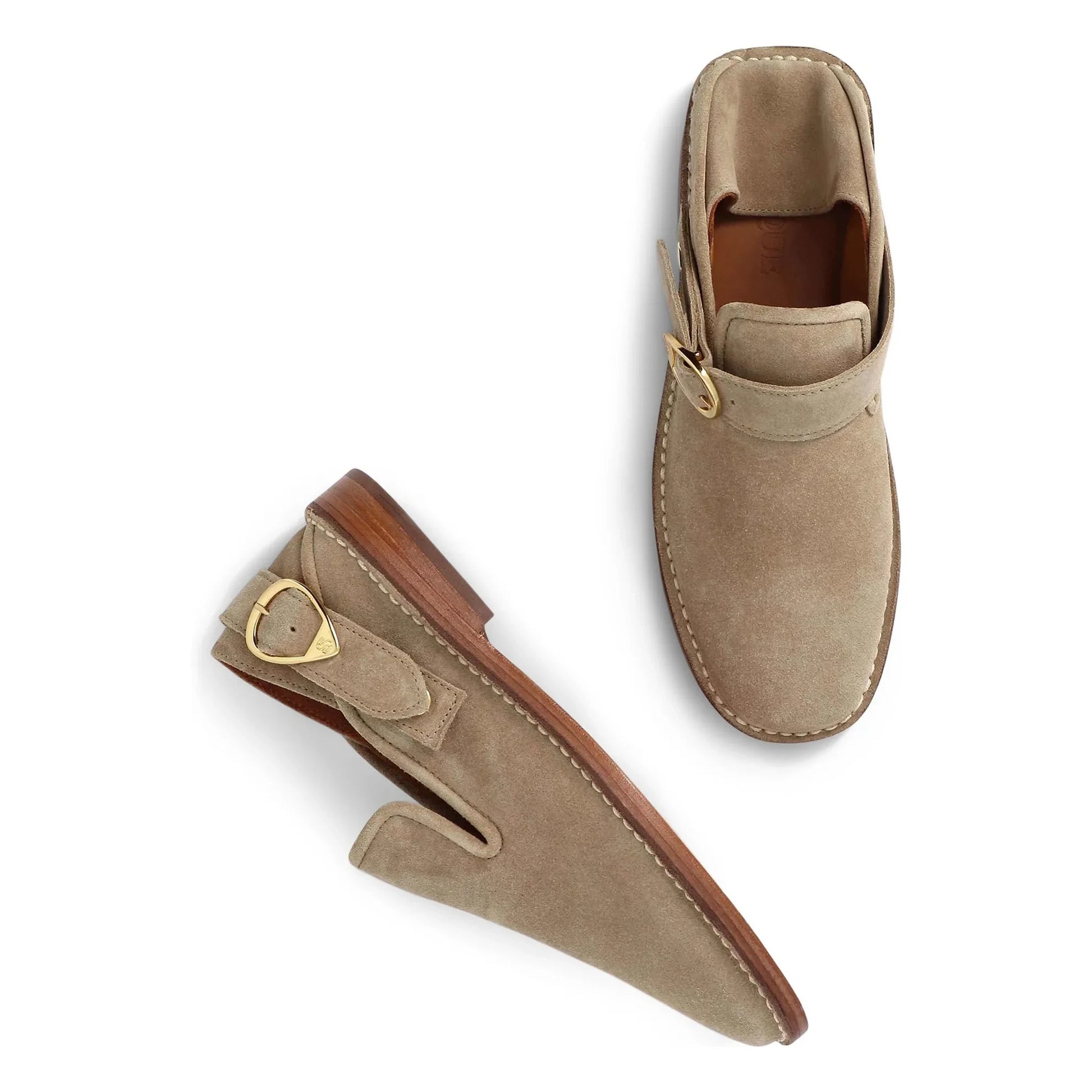 Socque Paris - Slippers Lucca Sweden | Taupe brown