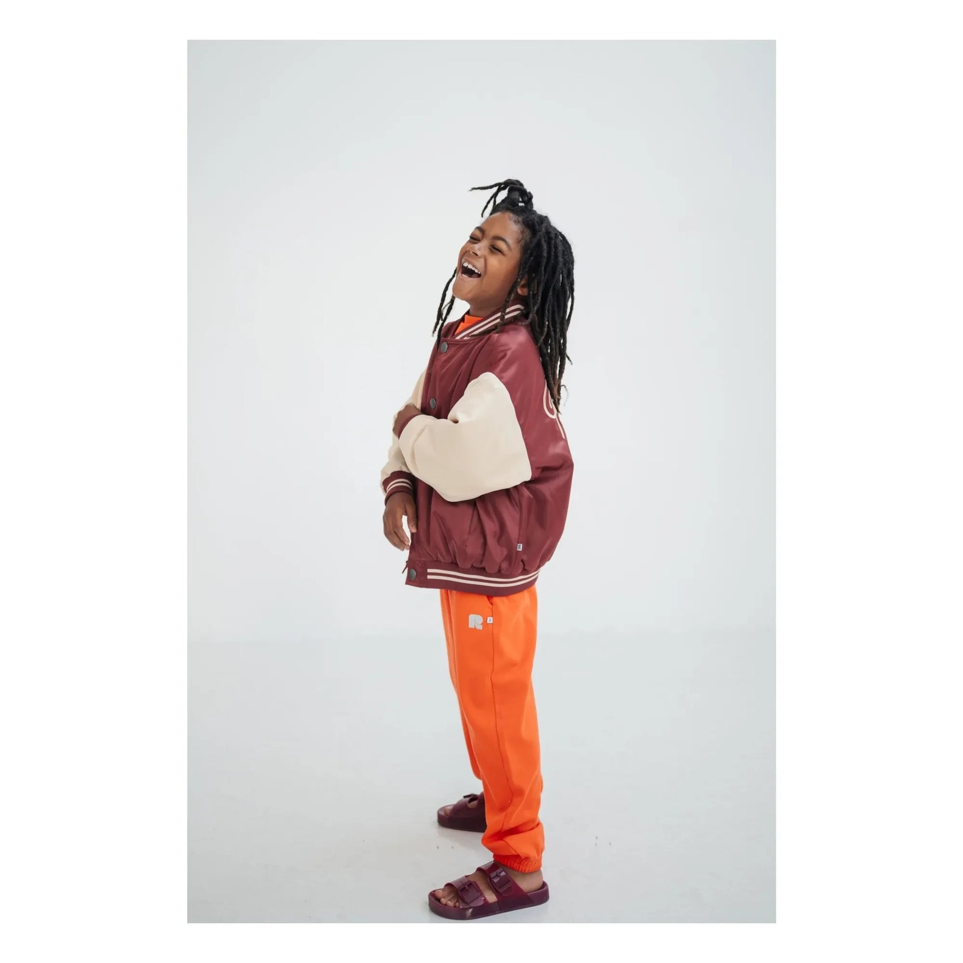 Repose AMS - Jogger Cordon R Organic Cotton | Orange
