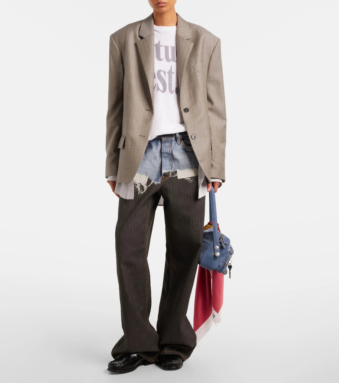 Acne Studios - Striped wool jacket