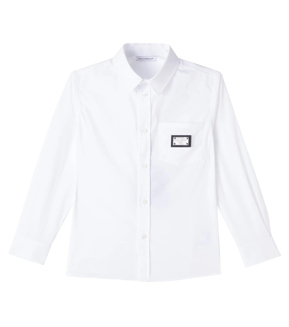 Dolce&Gabbana Kids - Logo cotton-blend shirt
