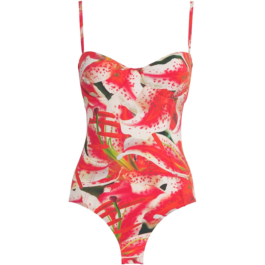 Lily Print Underwired Swimsuit