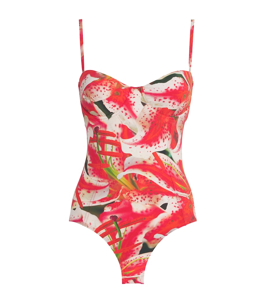 Lily Print Underwired Swimsuit