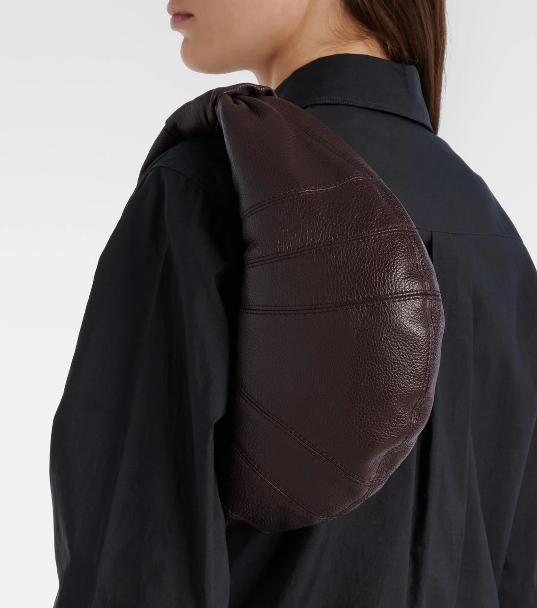 Lemaire - Fortune Croissant Mini leather bag