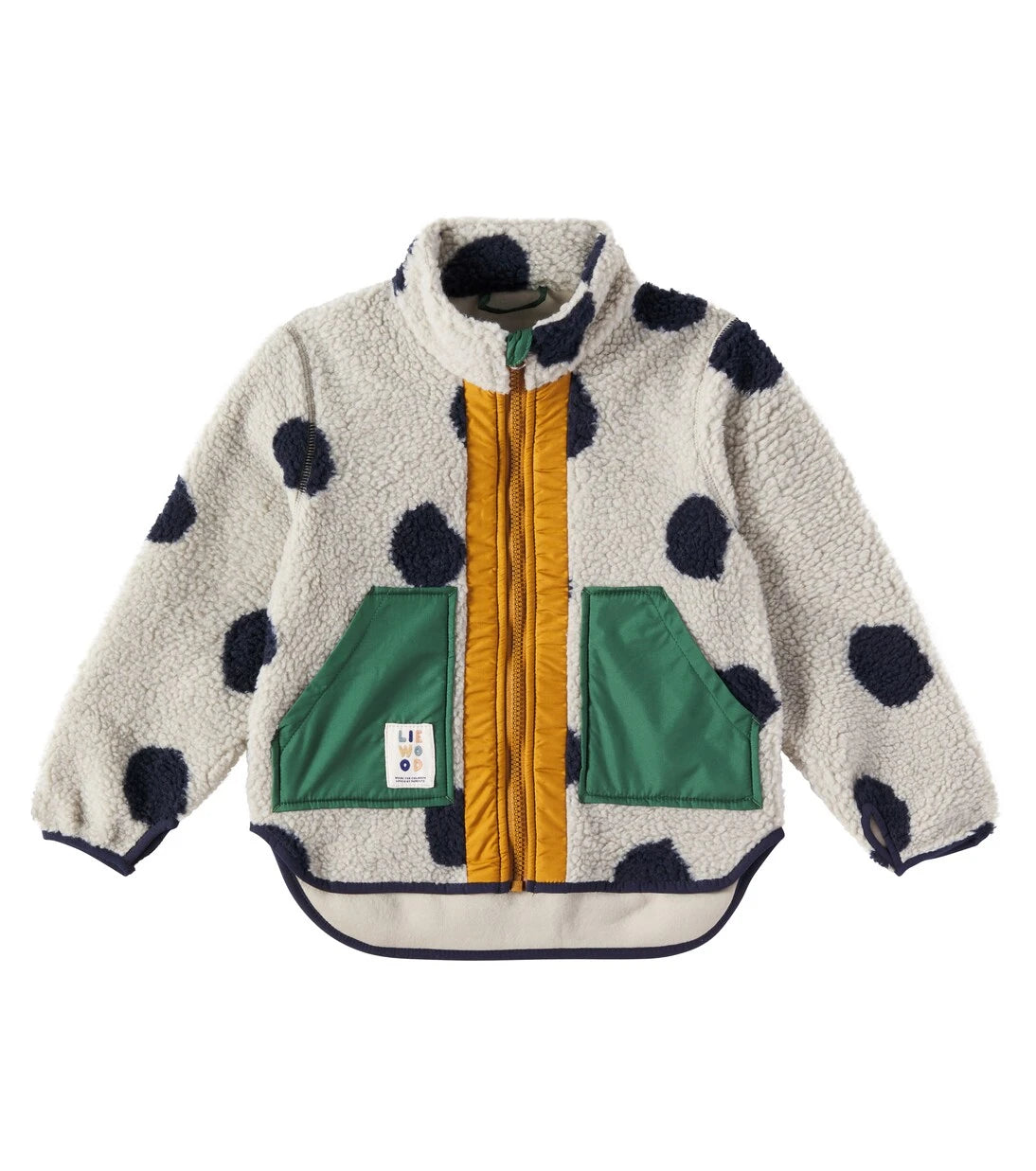 Liewood - Naom polka-dot fleece jacket