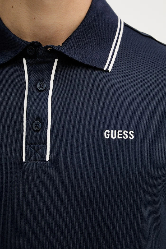 Guess тениска с яка мъжка PAUL