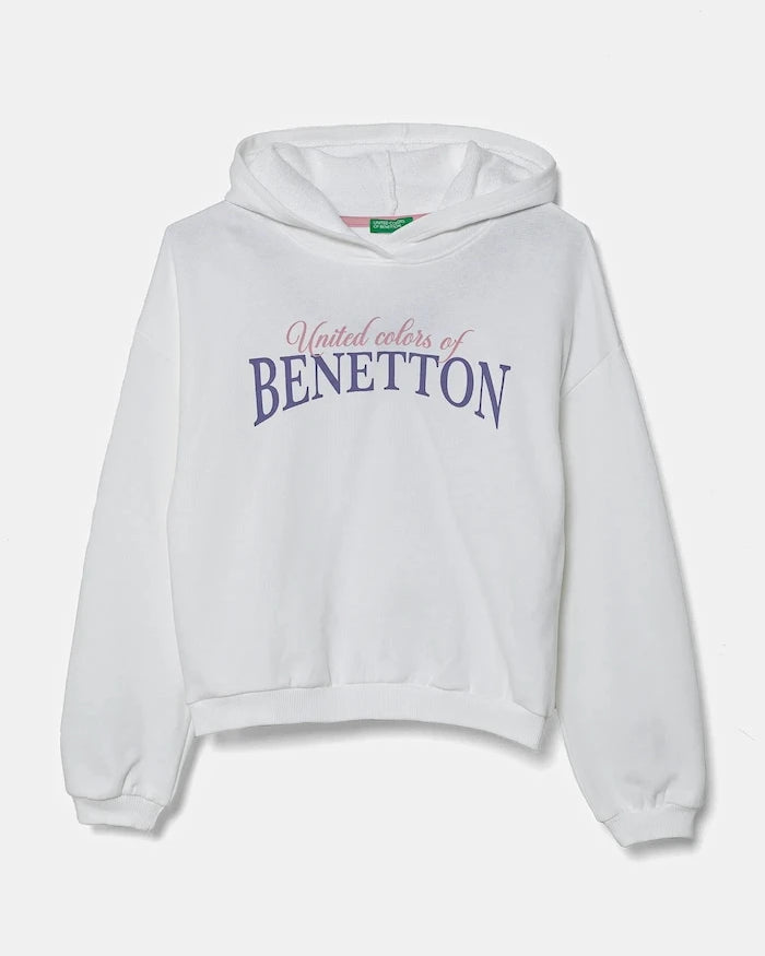United Colors of Benetton Çocuk Pamuklu Sweatshirt