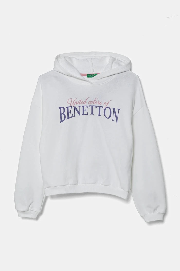 United Colors of Benetton Çocuk Pamuklu Sweatshirt