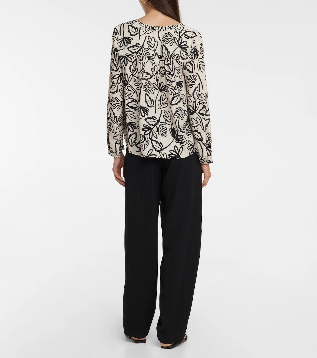 Velvet - Printed crêpe blouse