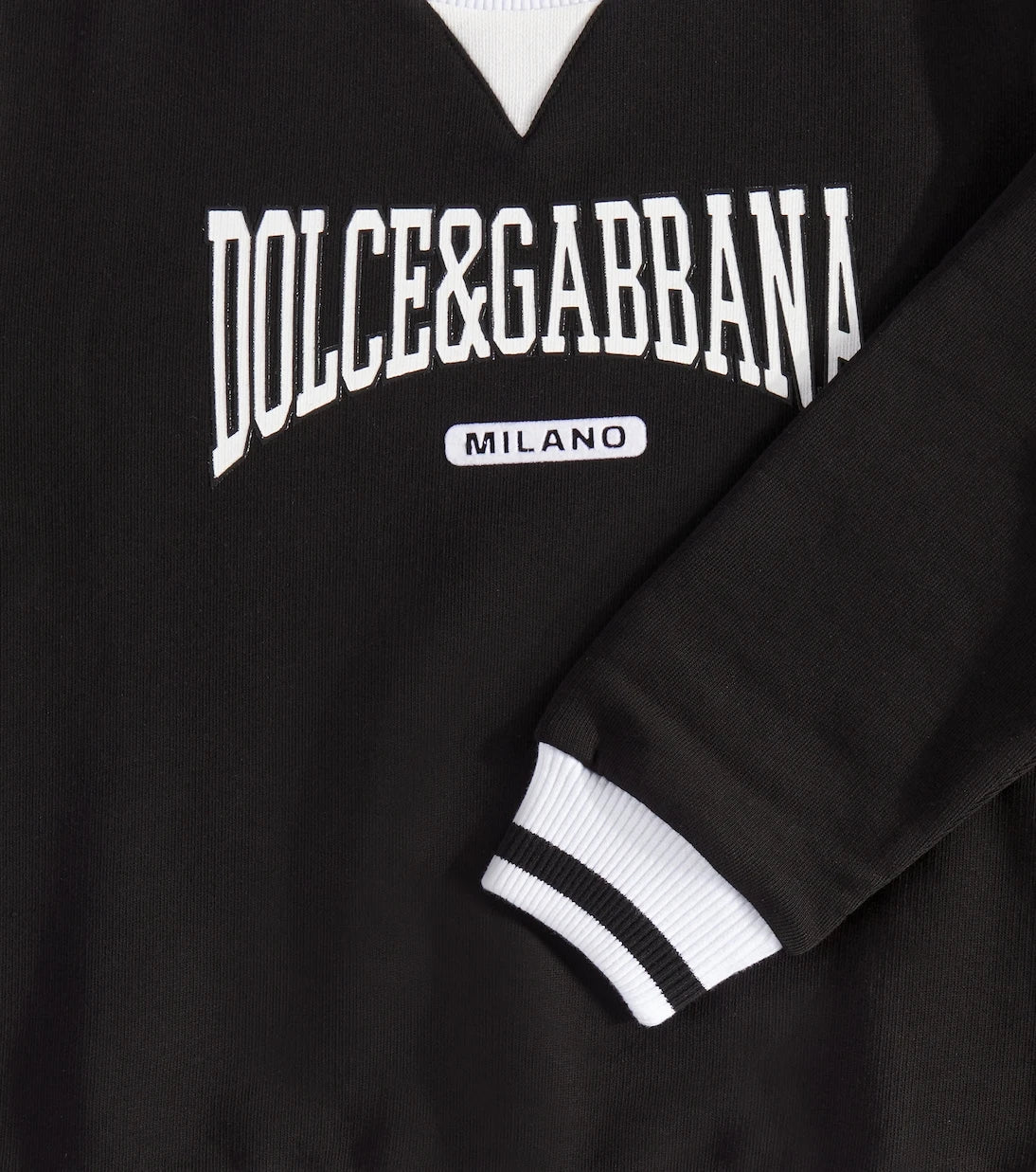Dolce&Gabbana Kids - Logo cotton jersey sweatshirt
