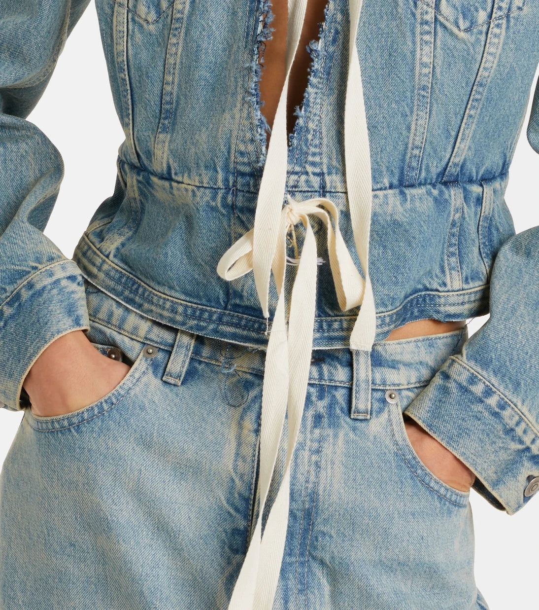Maison Margiela - جاكيت دنيم
