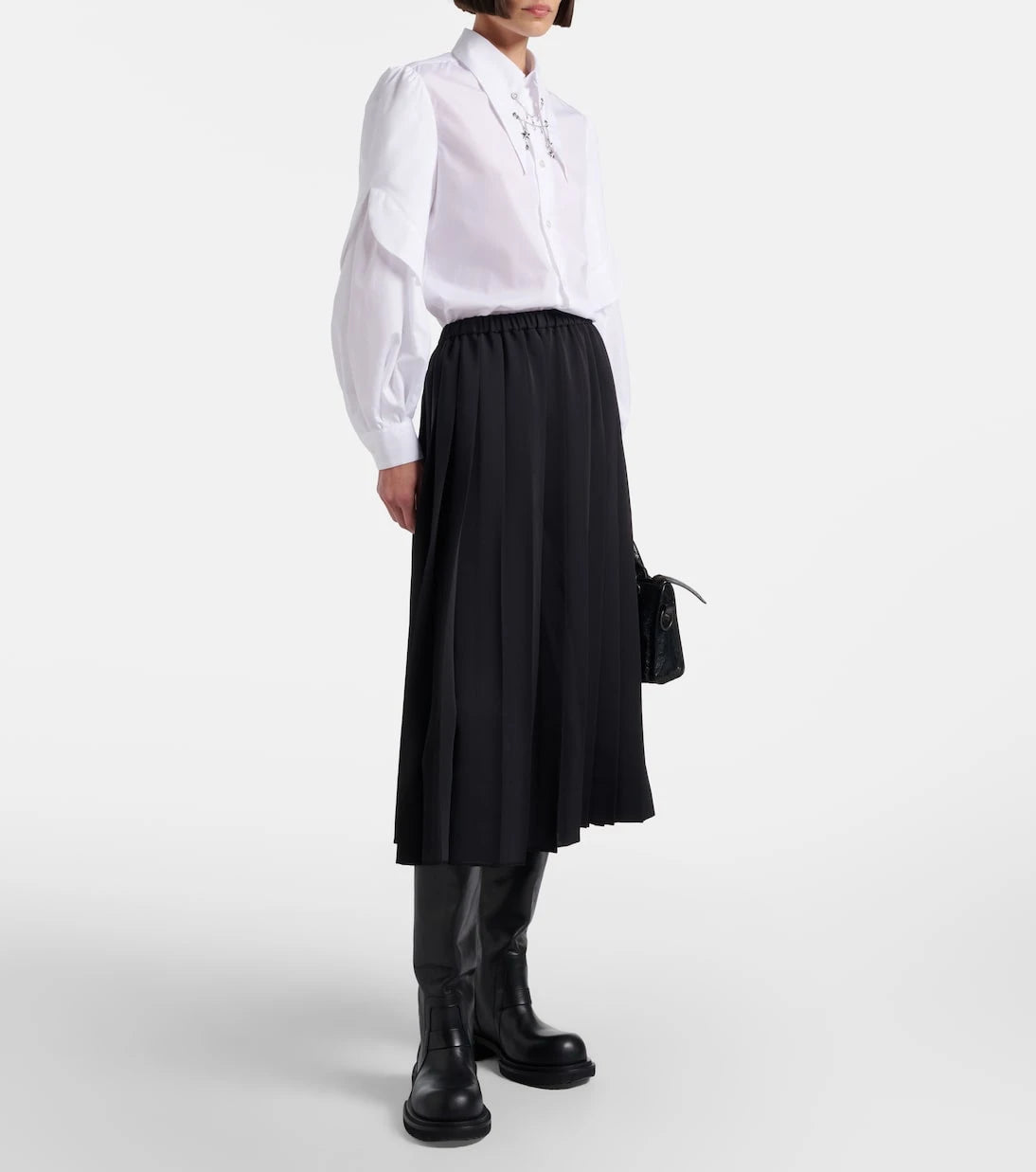 Junya Watanabe - Pleated midi skirt