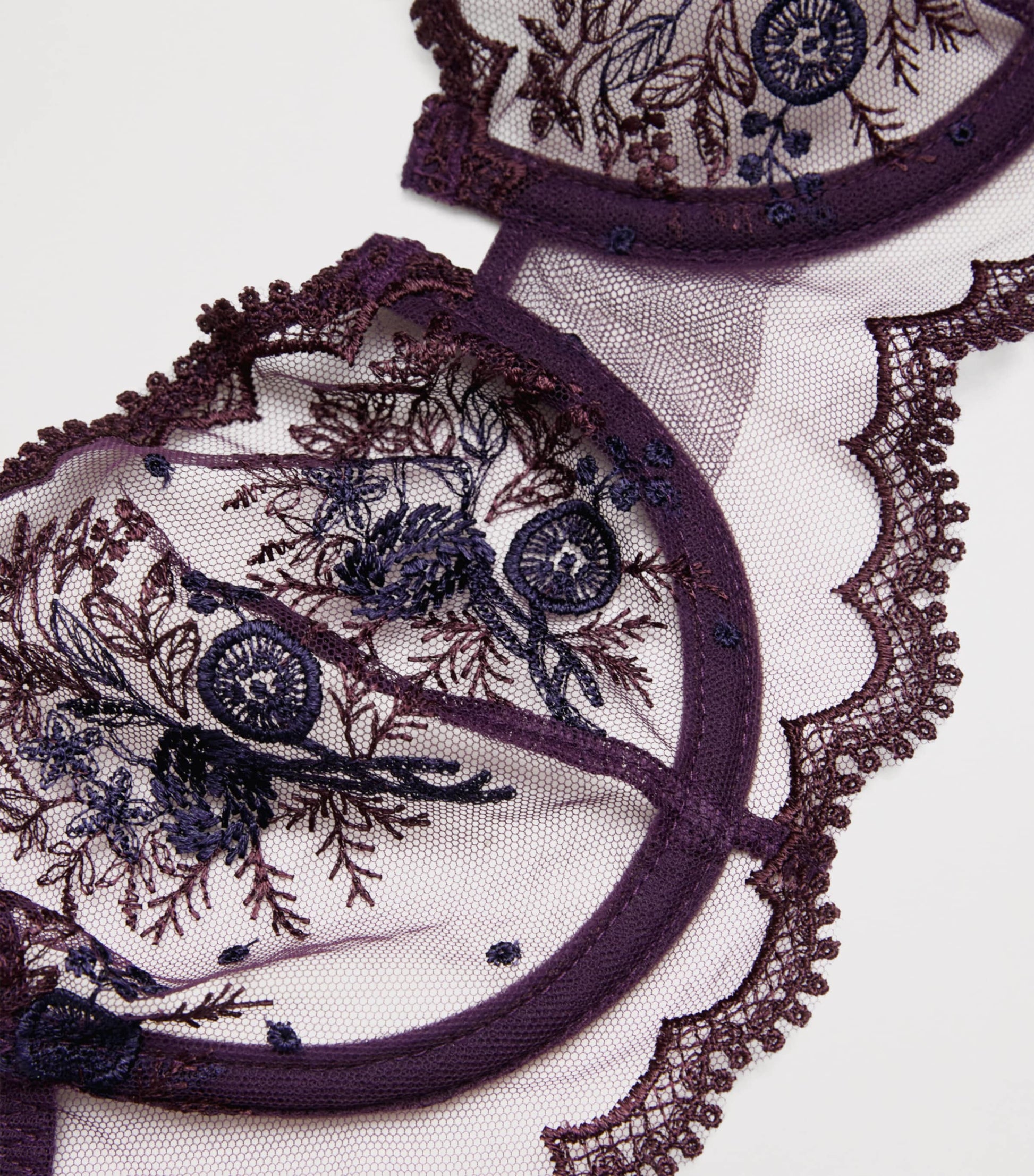 Simone Perele Purple Intrigue Half-Cup Bra