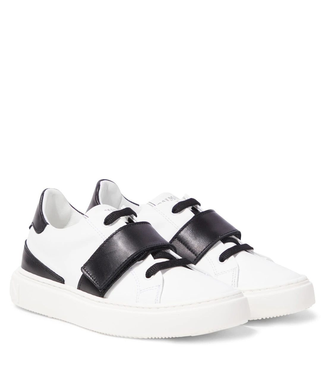 Balmain Kids - Leather sneakers