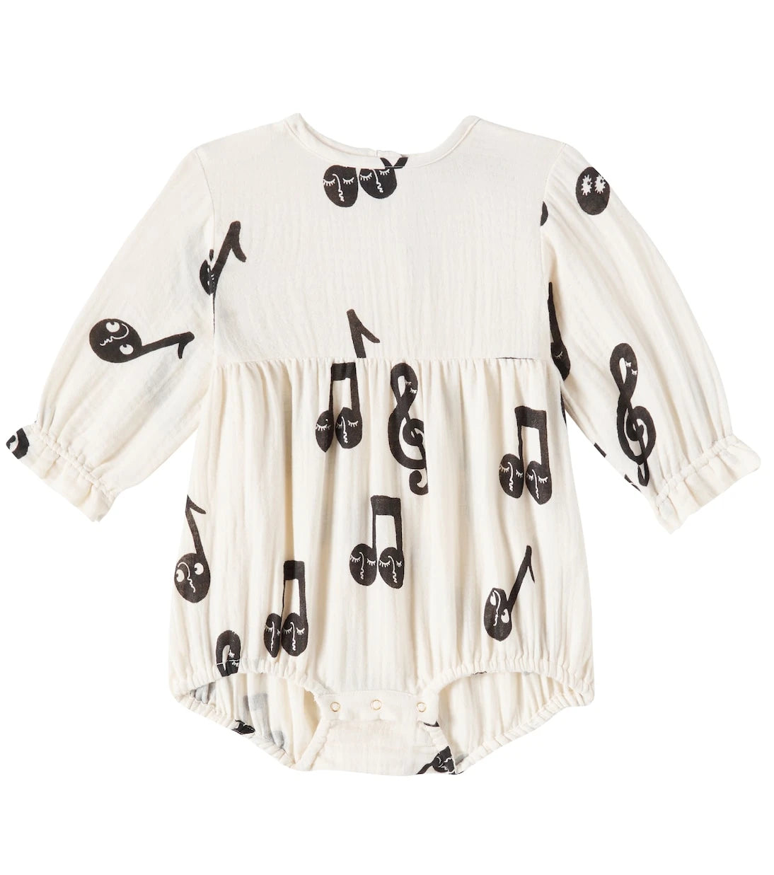 Mini Rodini - Baby Notes cotton muslin onesie