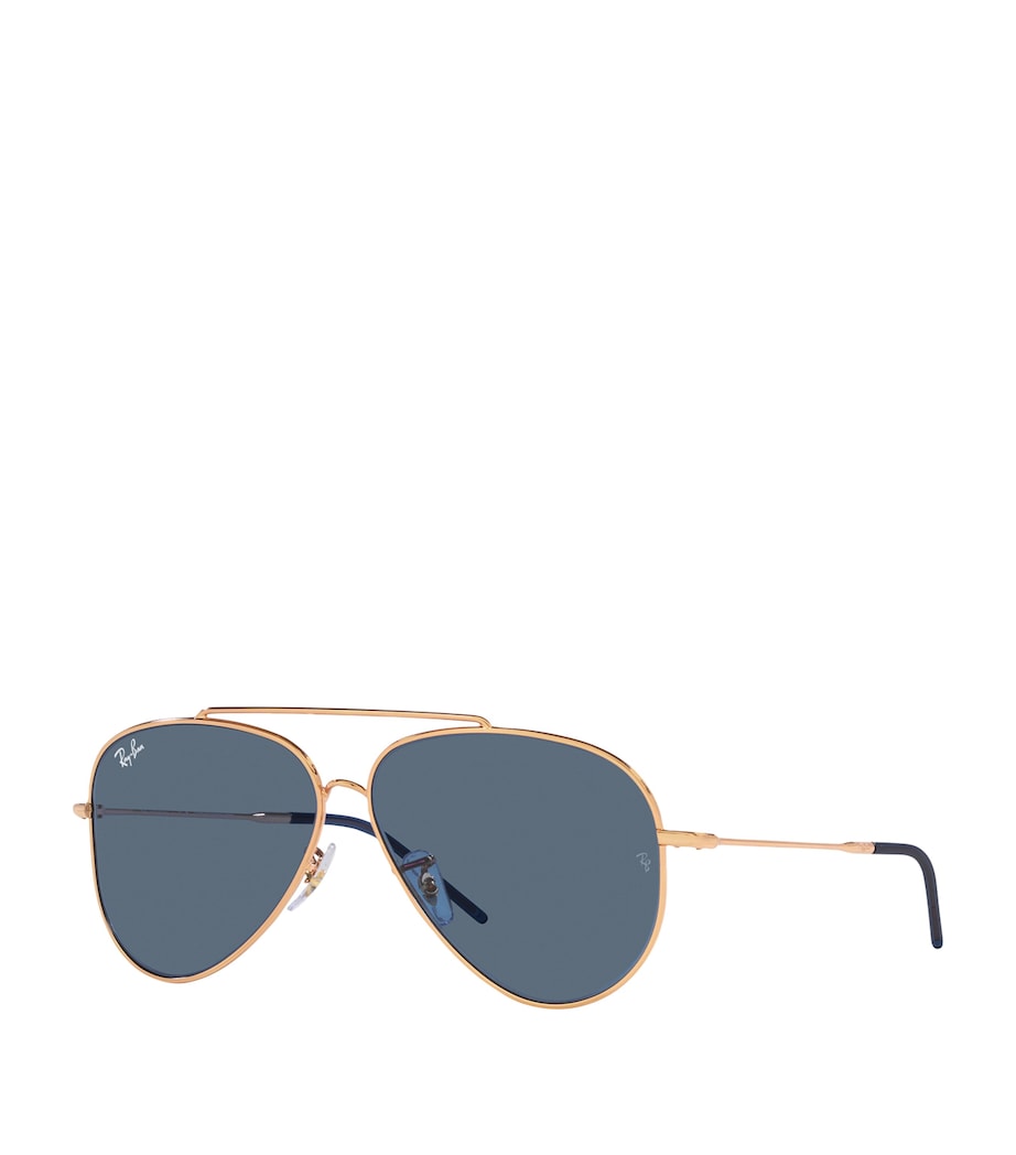 Ray-Ban Gold Classic Aviator Sunglasses
