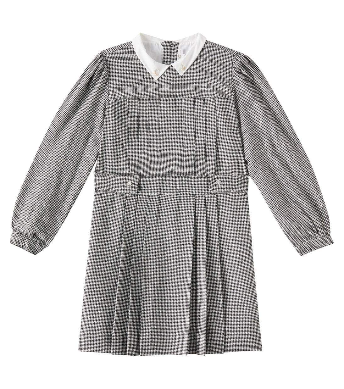 Bonpoint - Mona houndstooth pleated dress