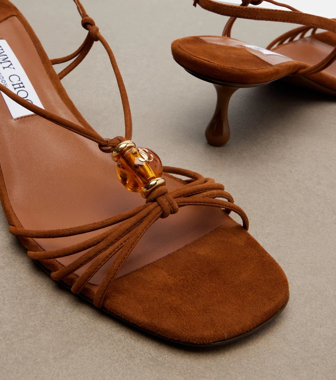 Jimmy Choo - Lova embellished suede sandals