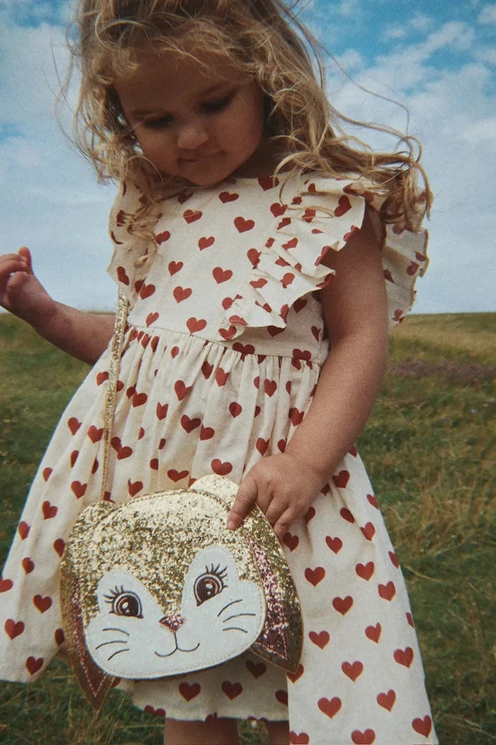 Konges Sløjd pamuk elbise CIANNA BOW DRESS GOTS