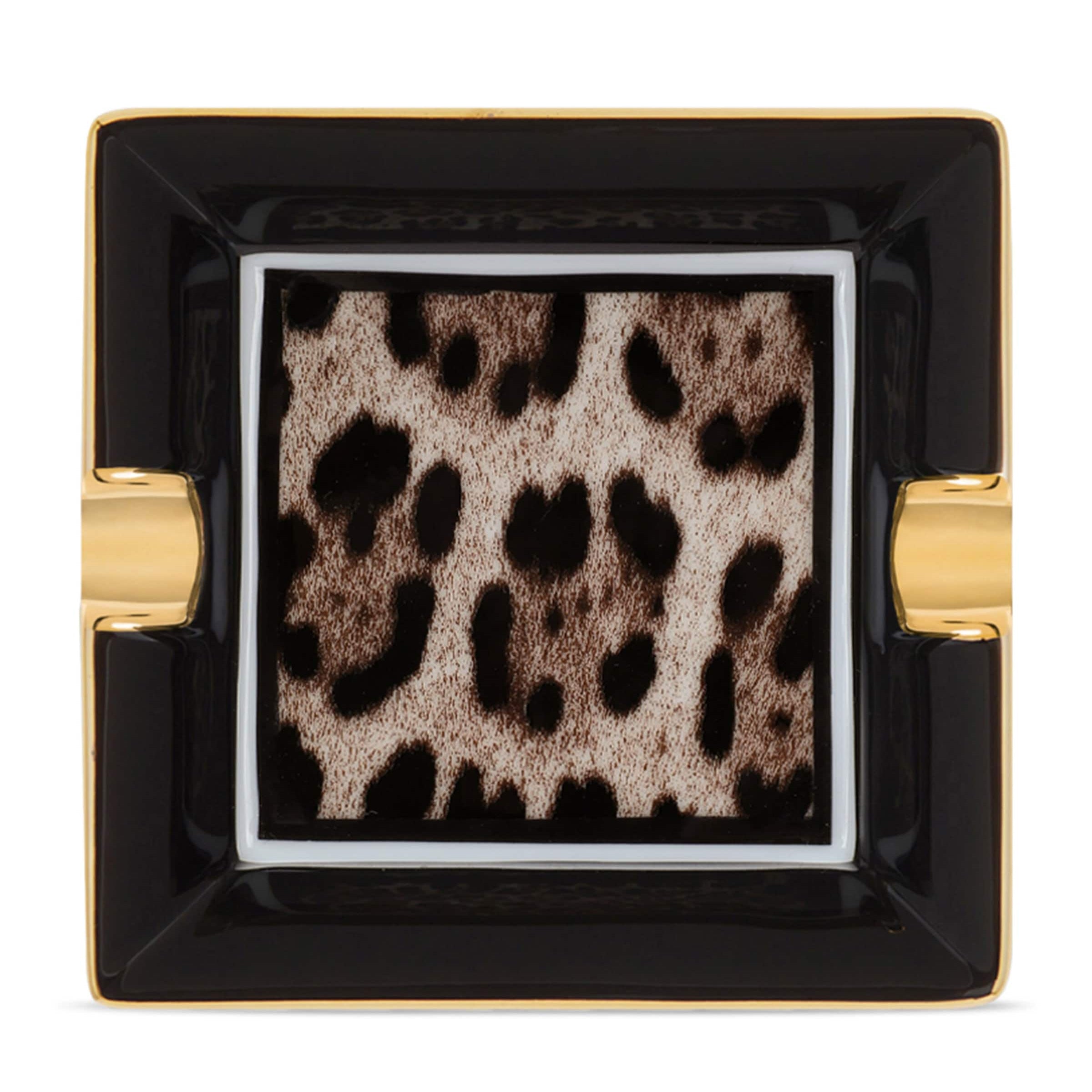 Dolce & Gabbana Casa Porcelain Leopard Ashtray