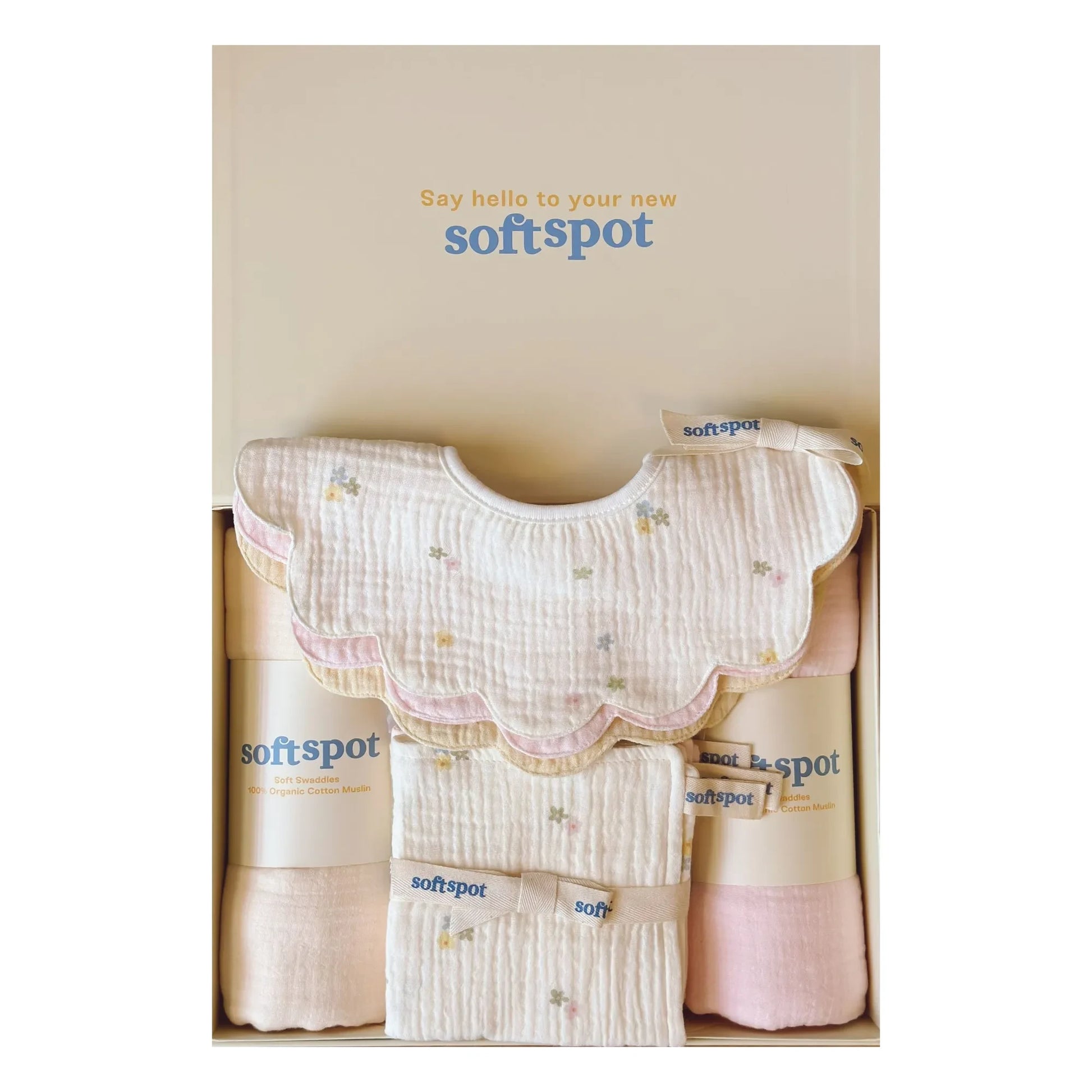 Soft Spot - Springtime birth gift set | Ecru