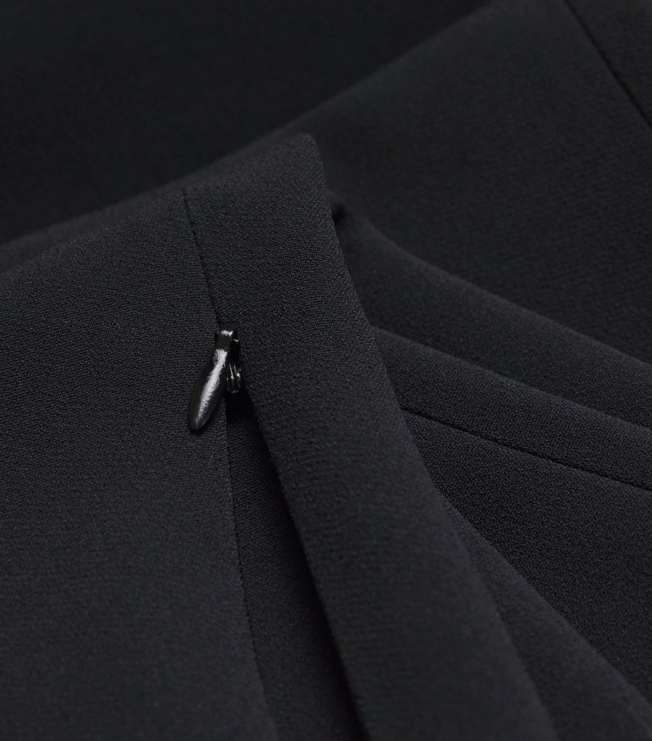 Stella McCartney Black Zipped Skinny Leggings