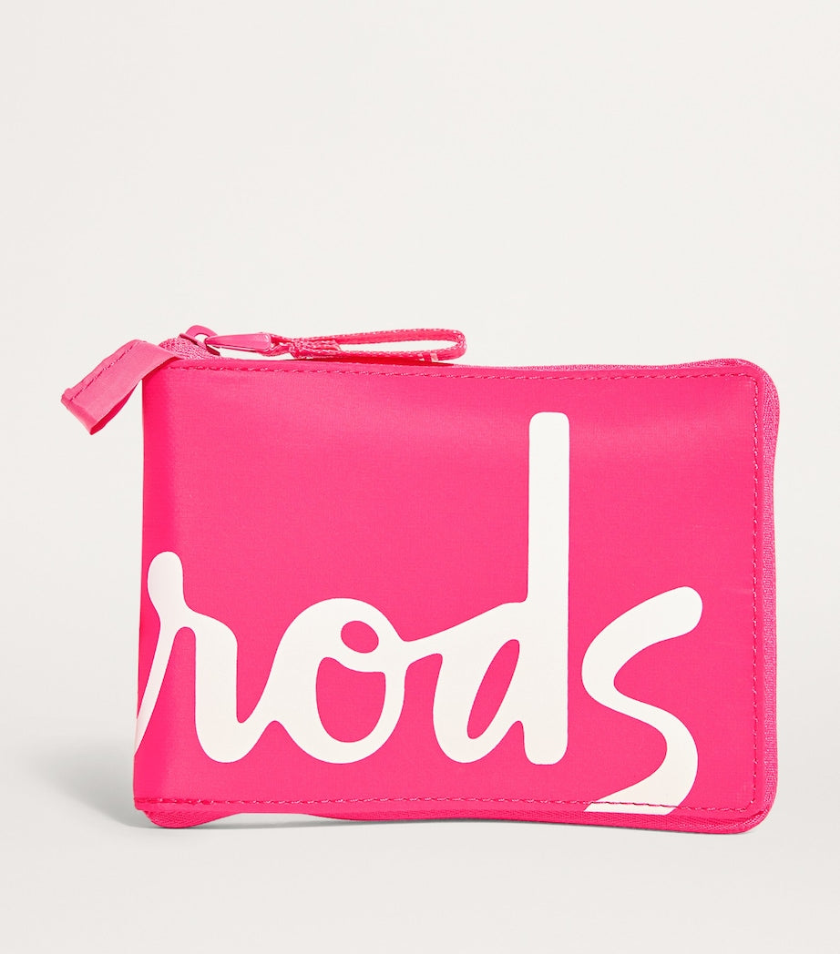 Pink Logo Pocket Shopper Bag