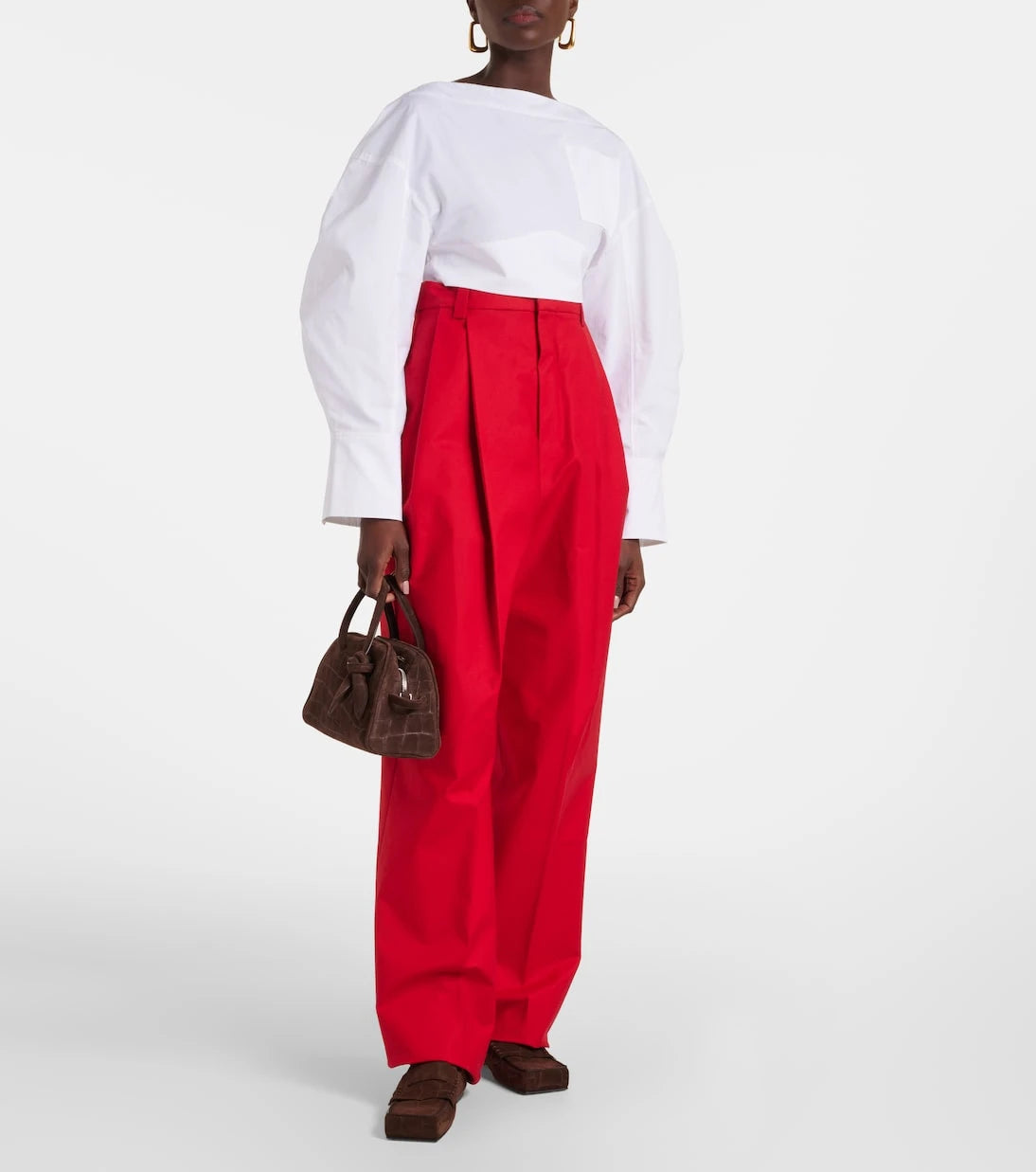 Jacquemus - Carré leather penny loafers