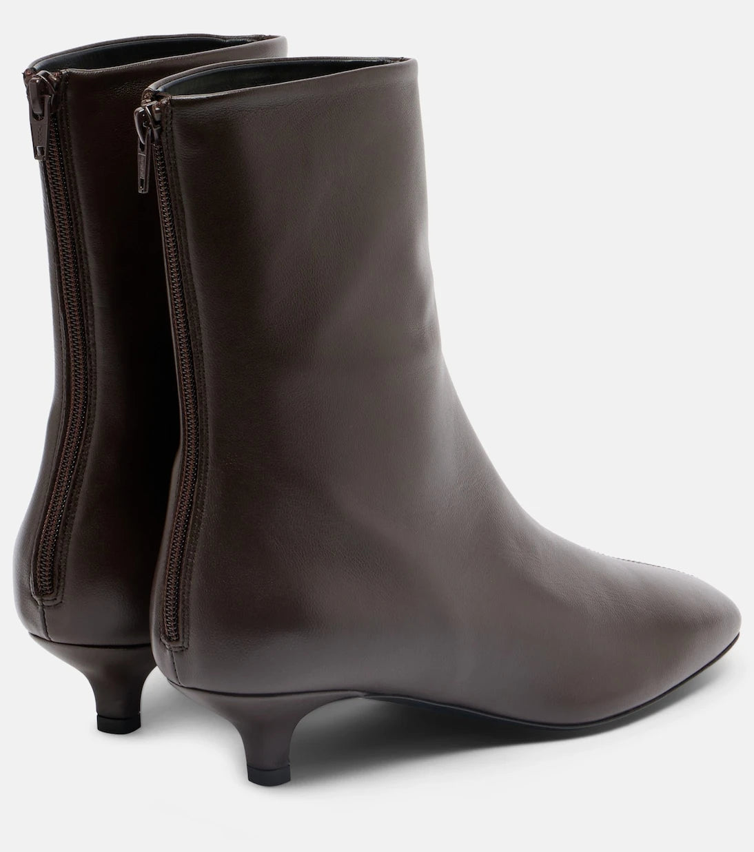 Toteme - Leather ankle boots