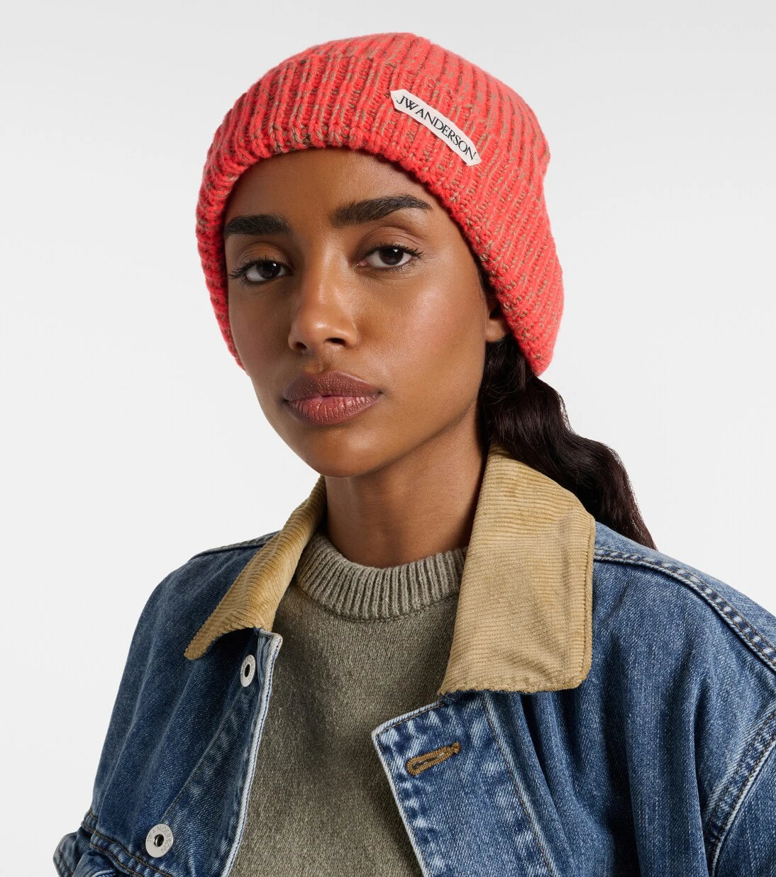 JW Anderson - Ribbed-knit wool and cotton beanie