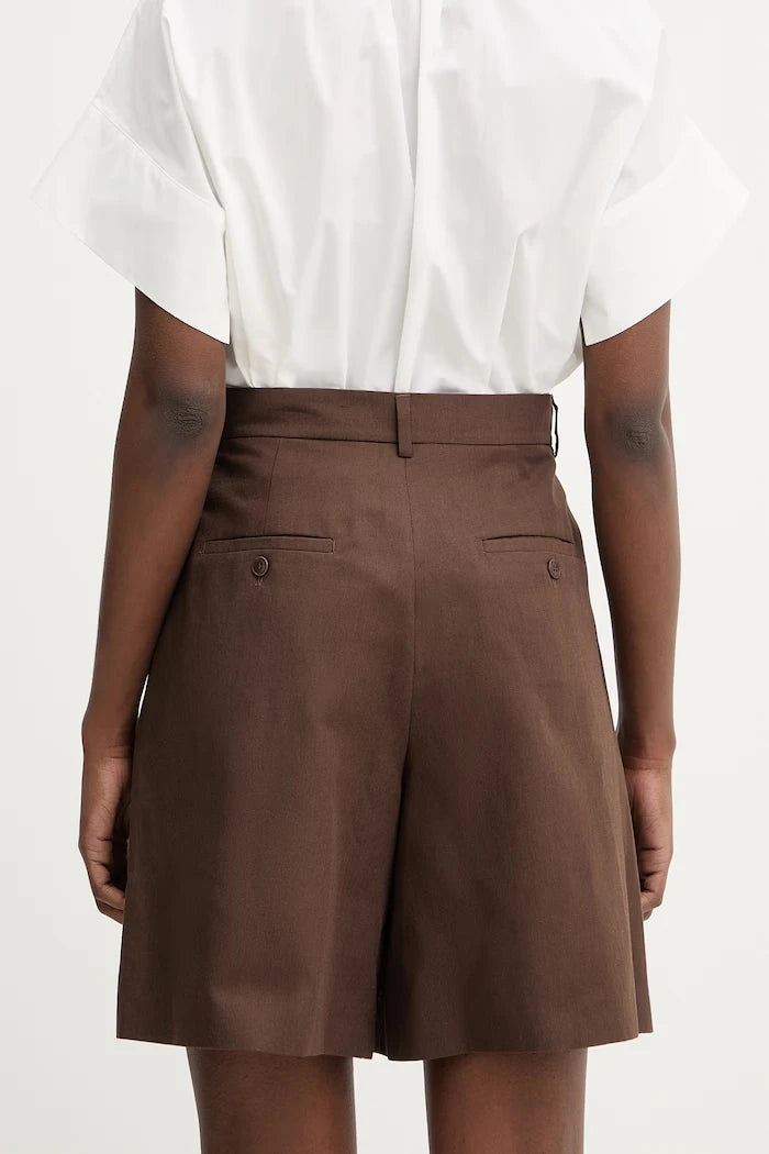 Къс панталон с лен Weekend Max Mara ECUBA