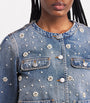Blue Denim Embellished Jacket