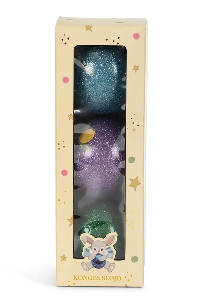 Konges Sløjd Комплект за игра за деца 3 PACK SPARKLY BALLS