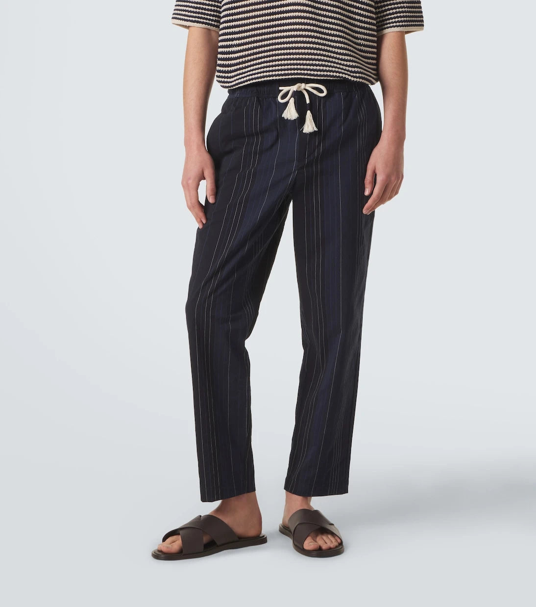 Orlebar Brown - Sonoran striped cotton straight pants