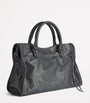 Balenciaga Grey Medium Leather Le City Top-Handle Bag