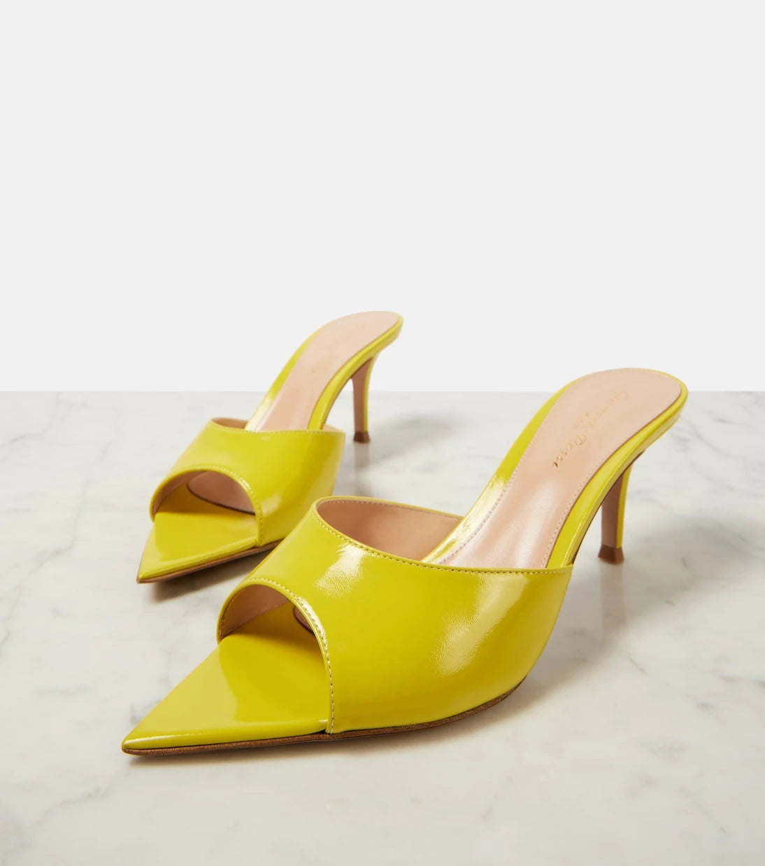 Gianvito Rossi - Pat 70 leather mules