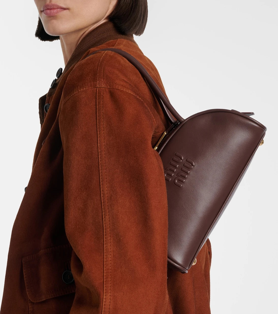 Miu Miu - Beau Small leather bowling bag