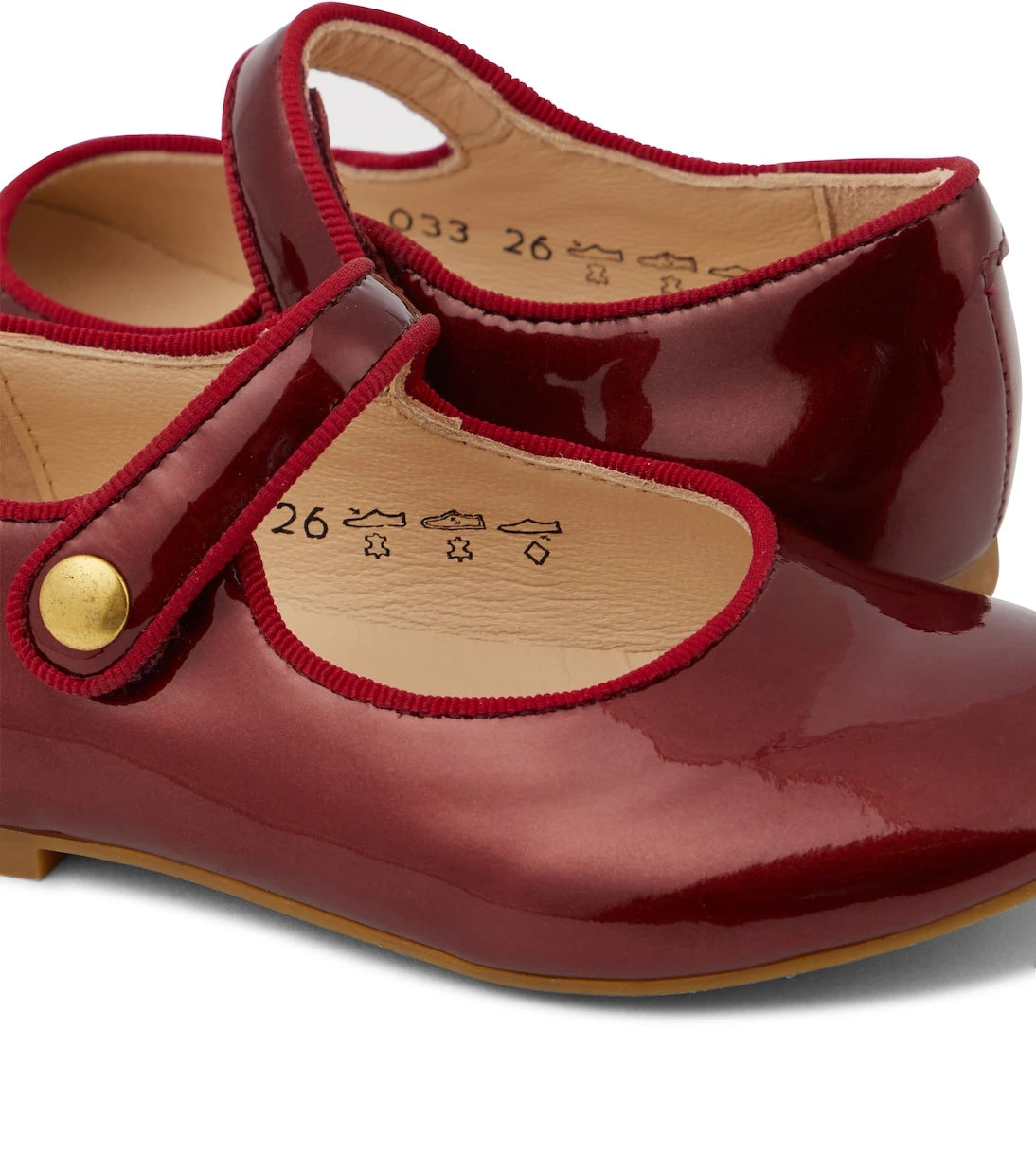 Pom d'Api - Daisy Baby patent leather Mary Jane flats